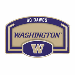 University of Washington USA Embossed Steel Wall Sign, 11" x 17"