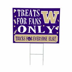 University of Washington Yard Sign, Halloween Treats for Fans