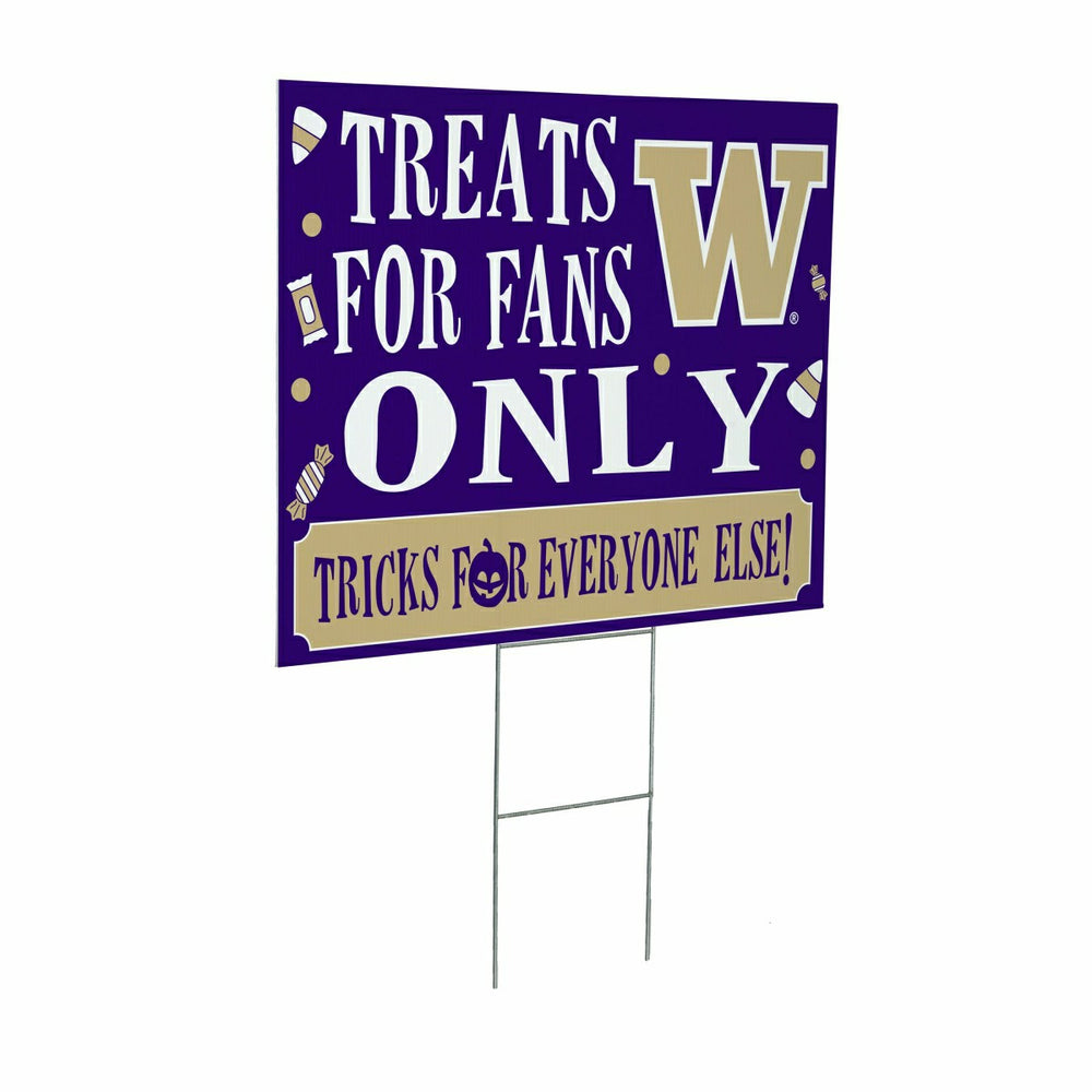 University of Washington Yard Sign, Halloween Treats for Fans