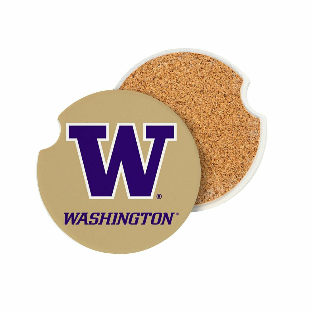 University of Washington Car Coaster Set, 2pc