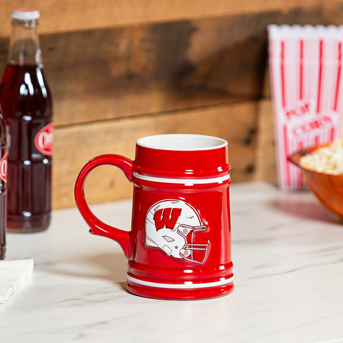 University of Wisconsin-Madison Ceramic Stein Cup, 24oz