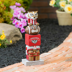 Wisconsin-Madison Badgers Tiki Team Totem Garden Statue