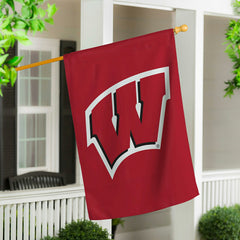 University of Wisconsin-Madison Applique House Flag