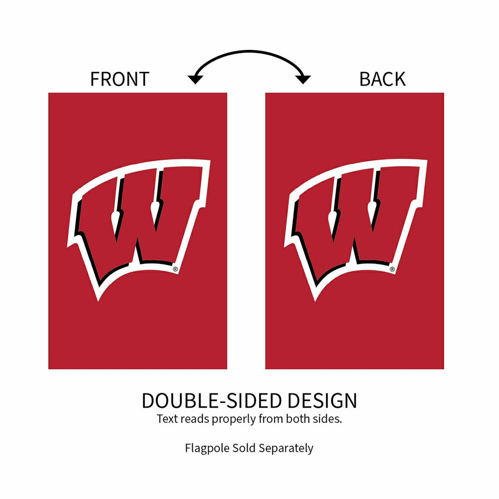 University of Wisconsin-Madison Applique House Flag