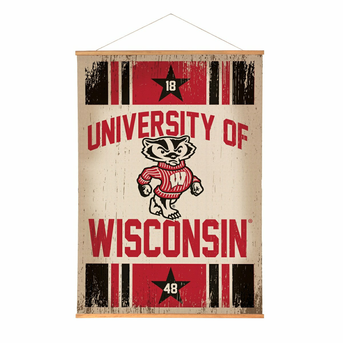 University of Wisconsin-Madison, Canvas Wall Tapestry, Large, 54x36