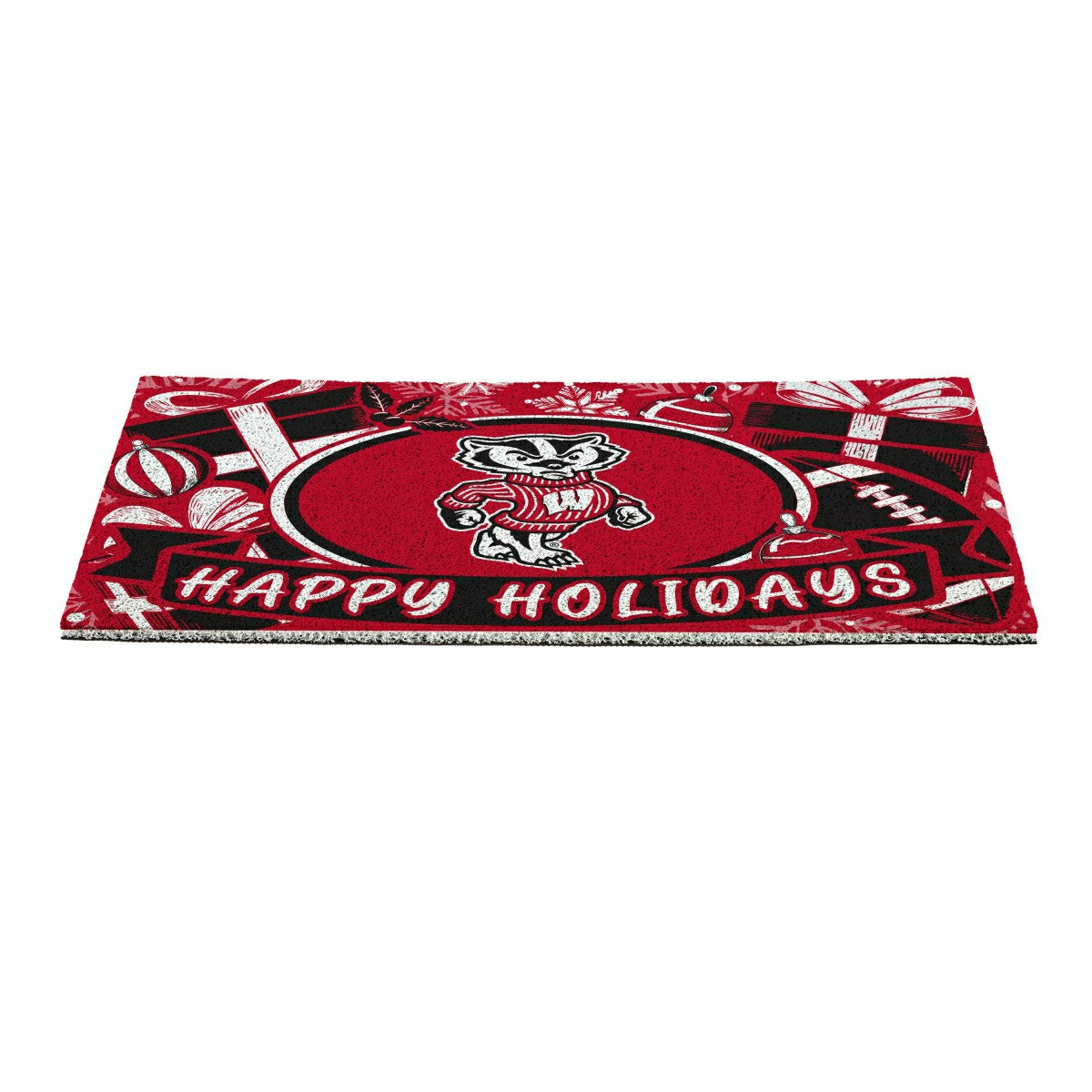 University of Wisconsin-Madison Holiday PVC Mat, 28"x16"