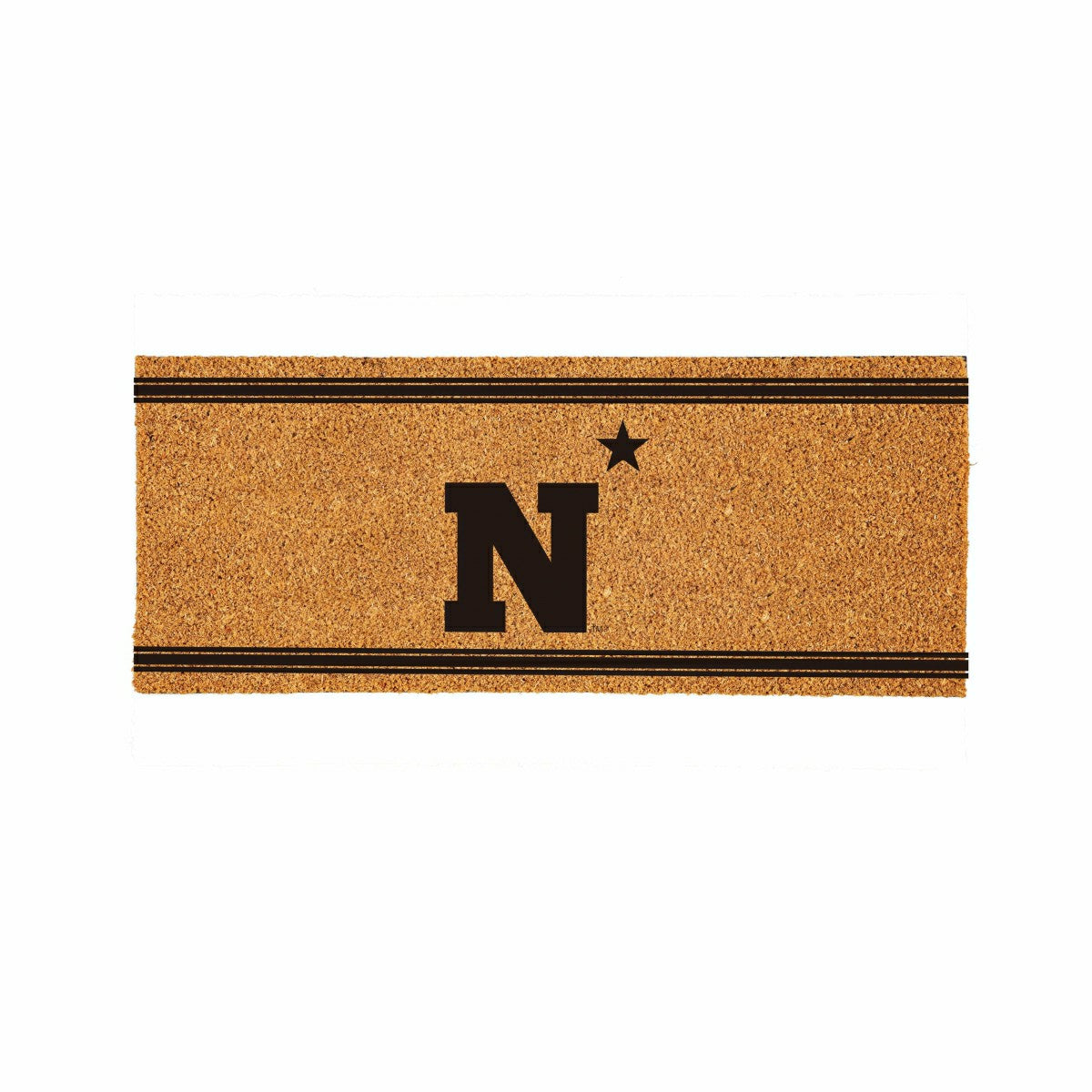 US Naval Academy Extra Large One Color Coir Mat, 60"x24"