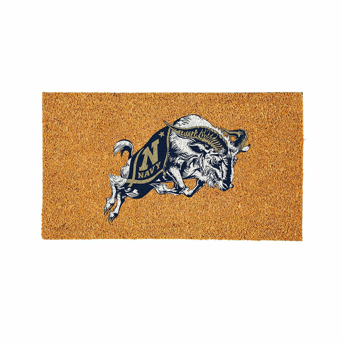 Coir Mat, 16"x28", US Naval Academy