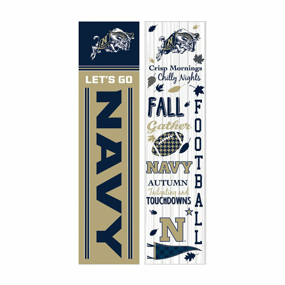 46" Double Sided Leaner, US Naval Academy, Fall Seasonal