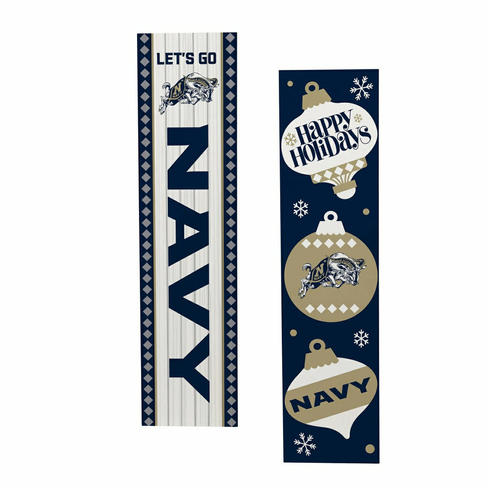 47" Double Sided Leaner, US Naval Academy, Christmas