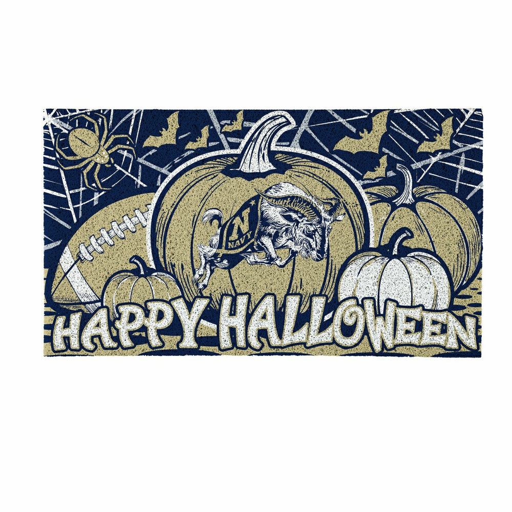 US Naval Academy Halloween PVC Mat, 28"x16"