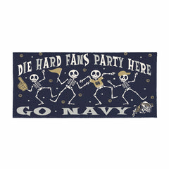 US Naval Academy Flocked Coir Halloween Sassafras Switch Mat, 22"x10"