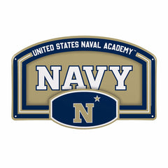 US Naval Academy USA Embossed Steel Wall Sign, 11" x 17"