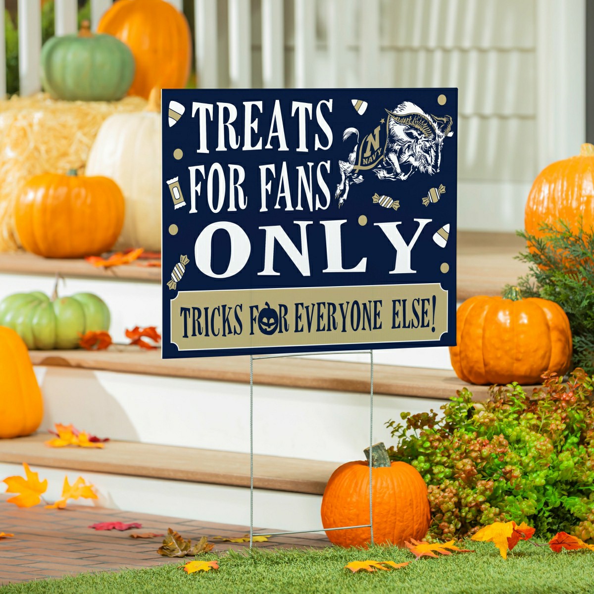 US Naval Academy Yard Sign, Halloween Treats for Fans