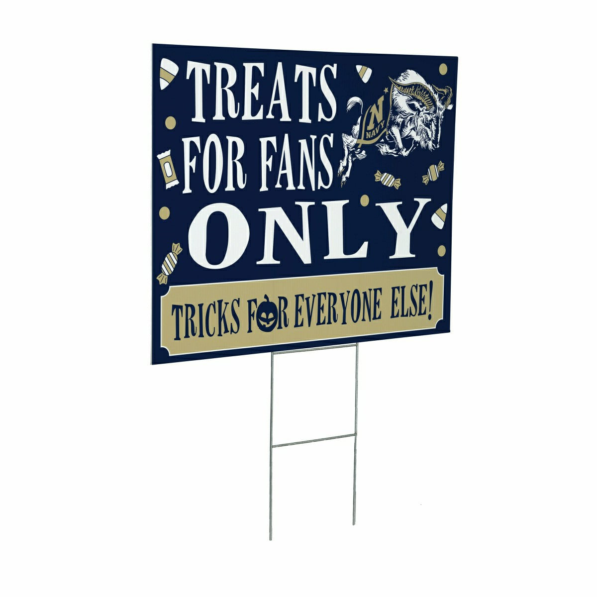 US Naval Academy Yard Sign, Halloween Treats for Fans