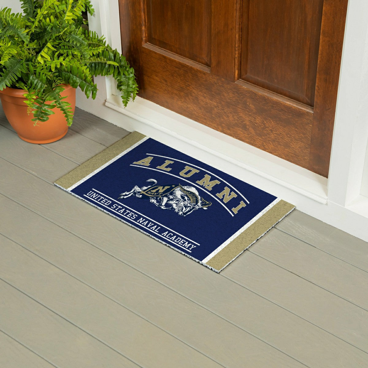 US Naval Academy Alumni Mat, 28"x16"