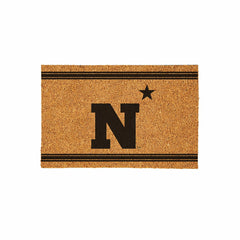 US Naval Academy Large One Color Coir Mat, 36"x24"