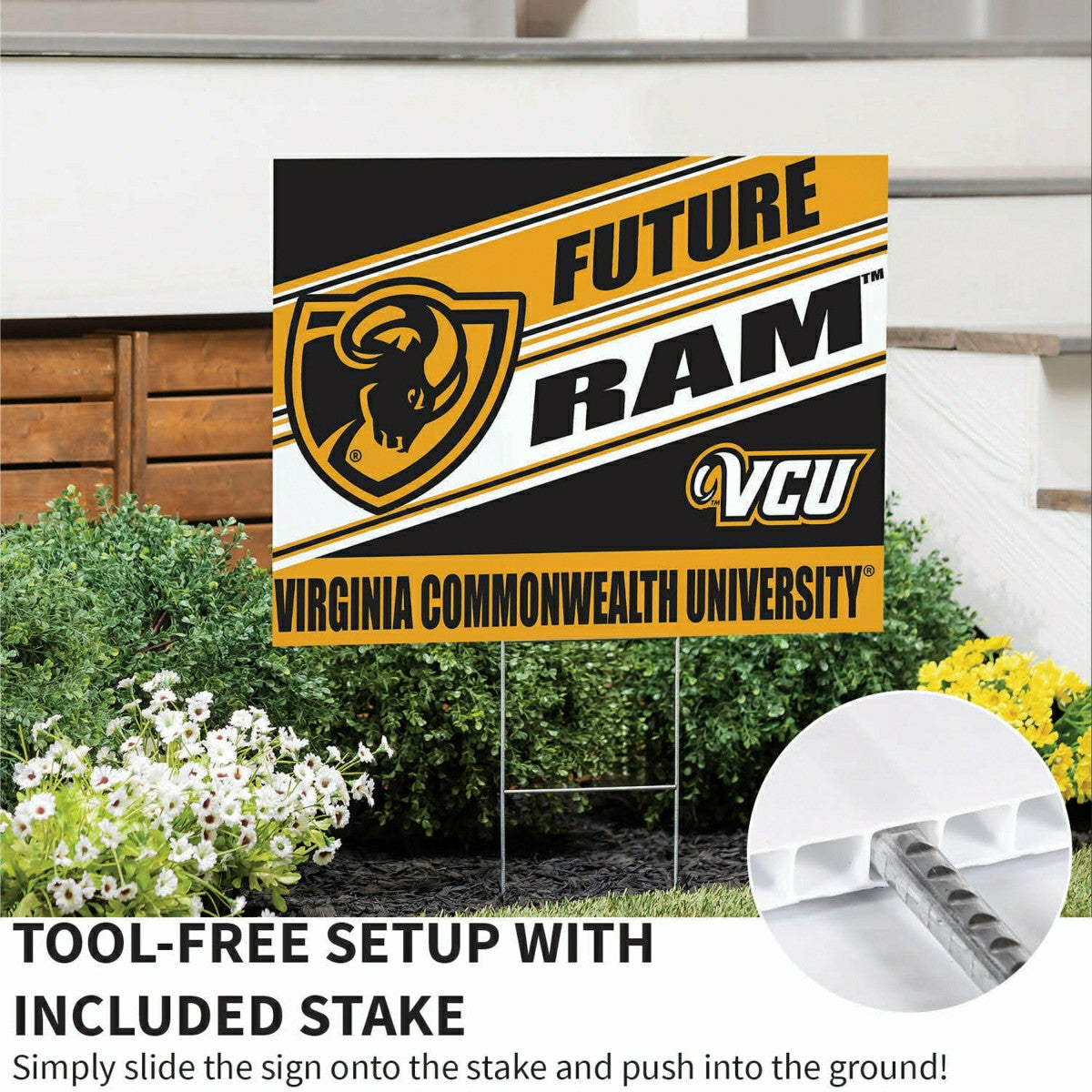 Virginia Commonwealth University Coroplast Yard Sign, Future Student