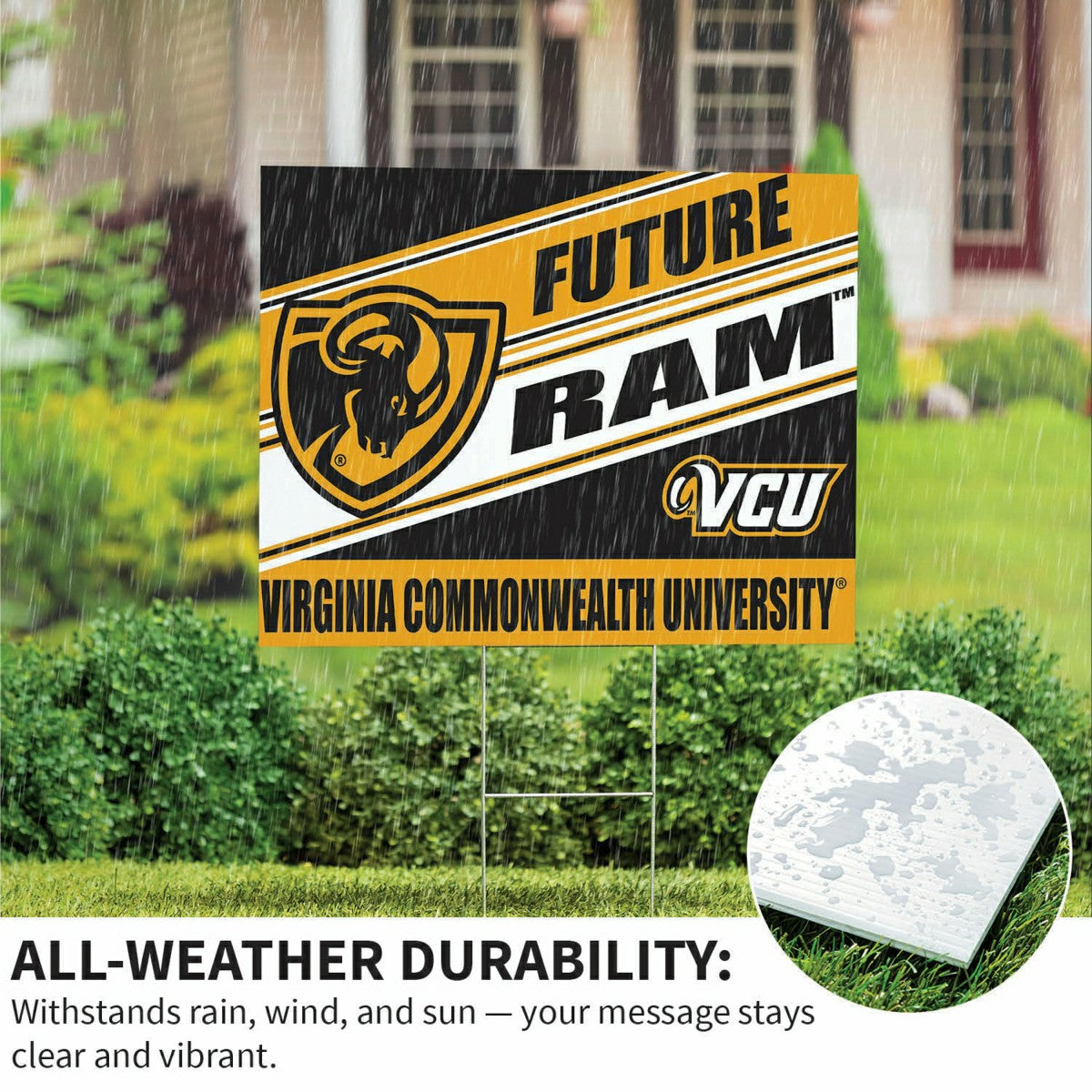 Virginia Commonwealth University Coroplast Yard Sign, Future Student
