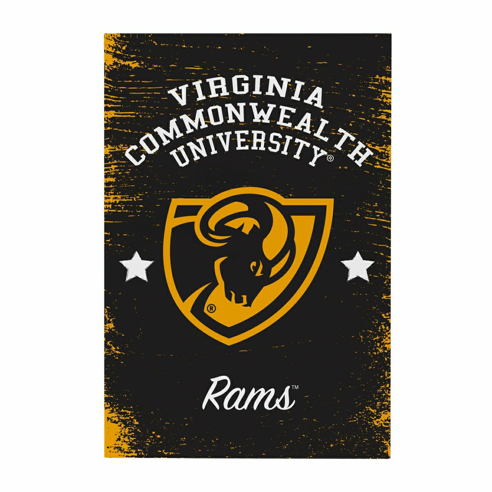 Virginia Commonwealth University Wood Wall Sign, 16x24