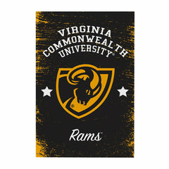 Virginia Commonwealth University Wood Wall Sign, 16x24