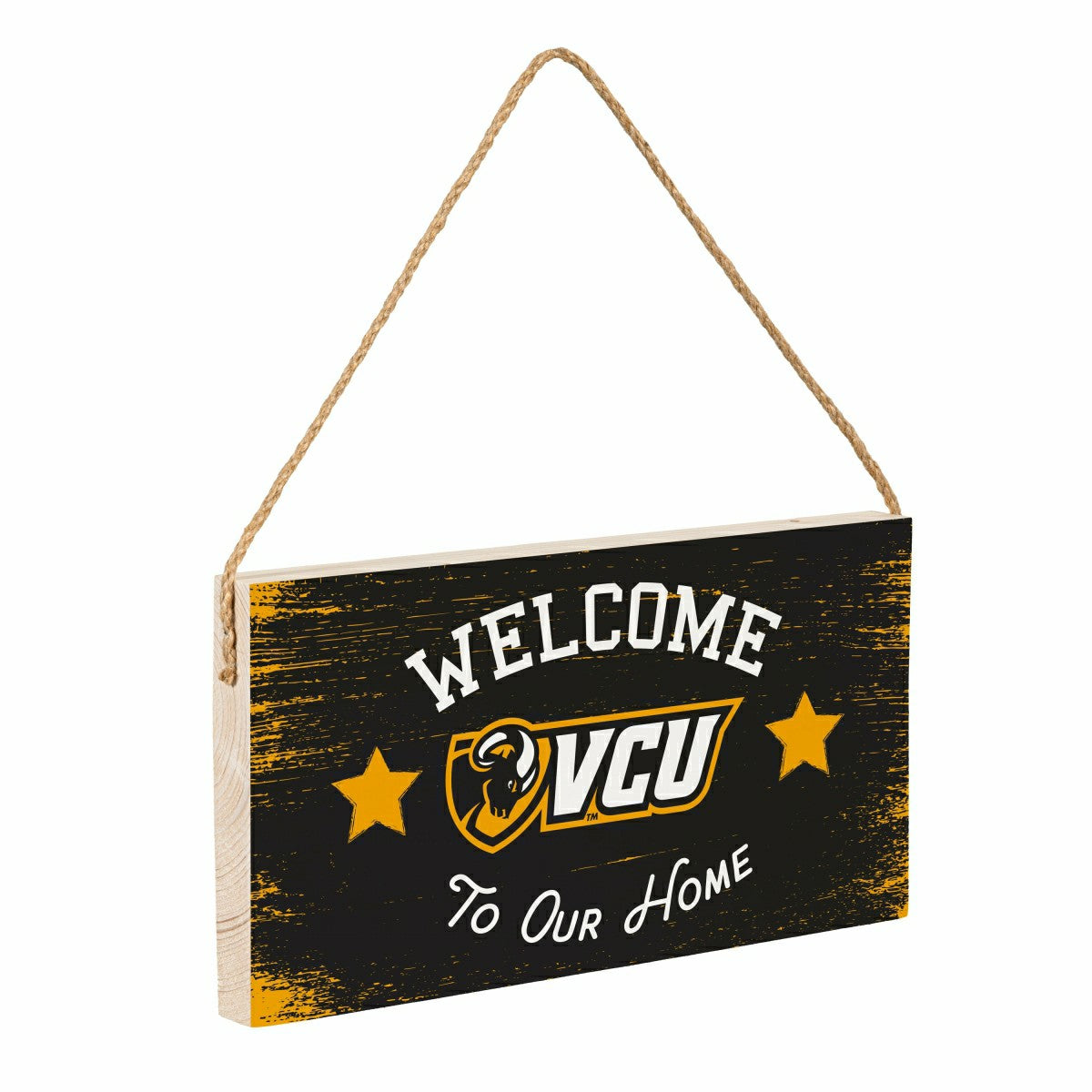 Virginia Commonwealth University Wood Wall Sign, 6x11