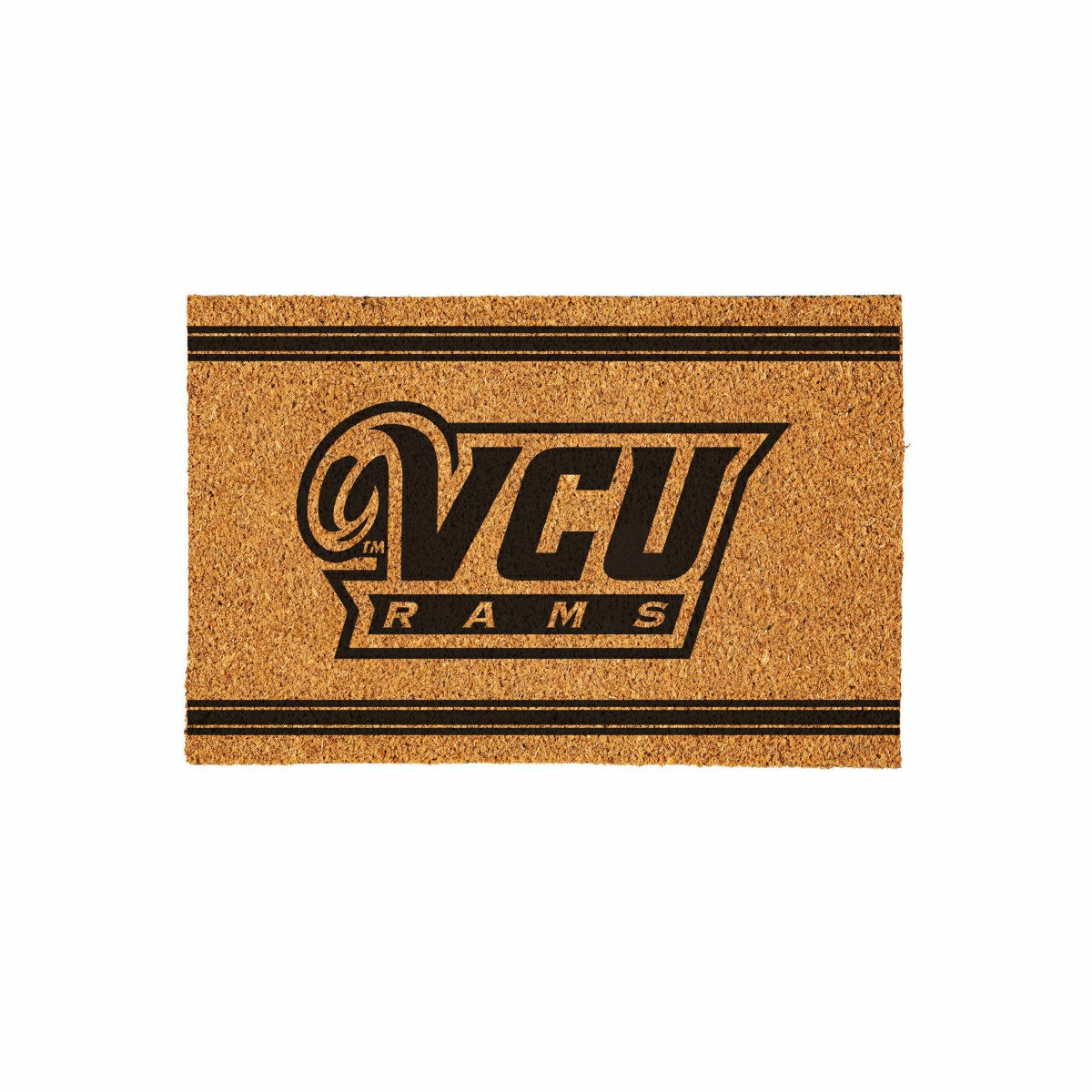Virginia Commonwealth University Large One Color Coir Mat, 36"x24"