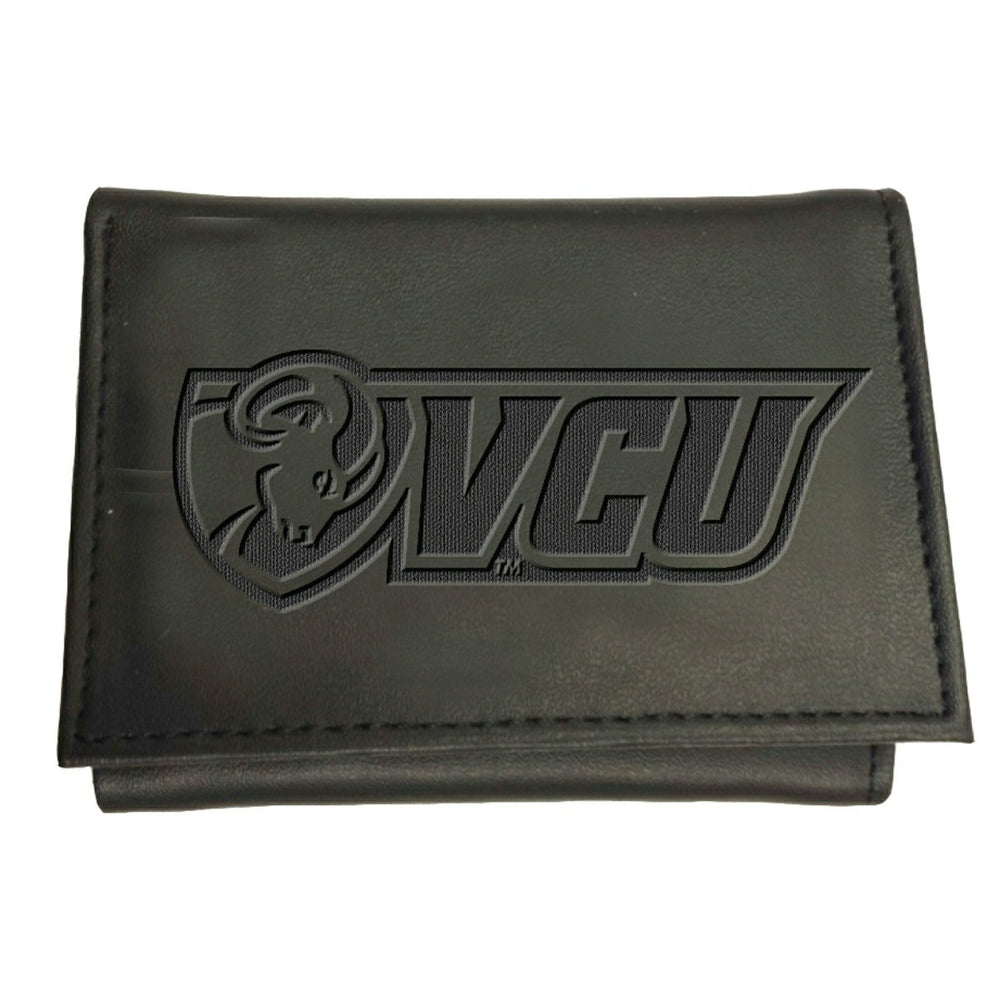 Virginia Commonwealth University (VCU), Tri-Fold Wallet, Black