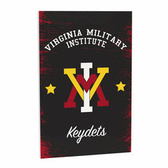 Virginia Military Institute Wood Wall Sign, 16x24