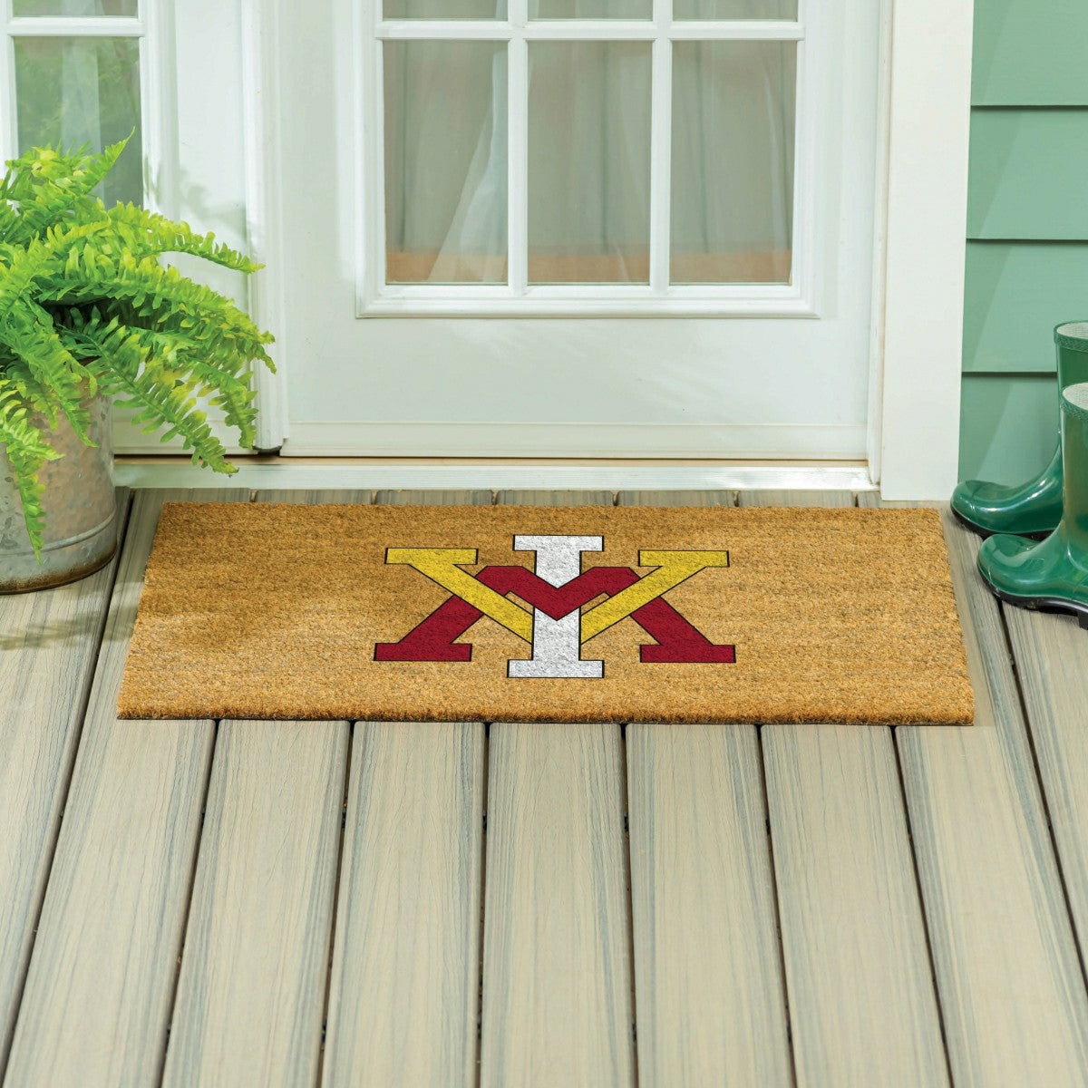 Virginia Military Institute Large Full Color Coir Mat, 36"x24"