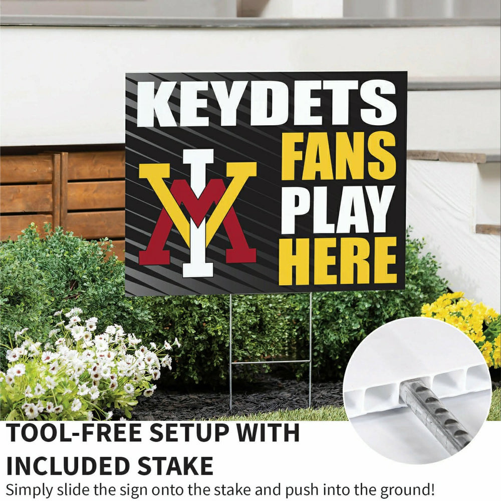 Virginia Military Institute Coroplast Yard Sign "Fans Play Here"
