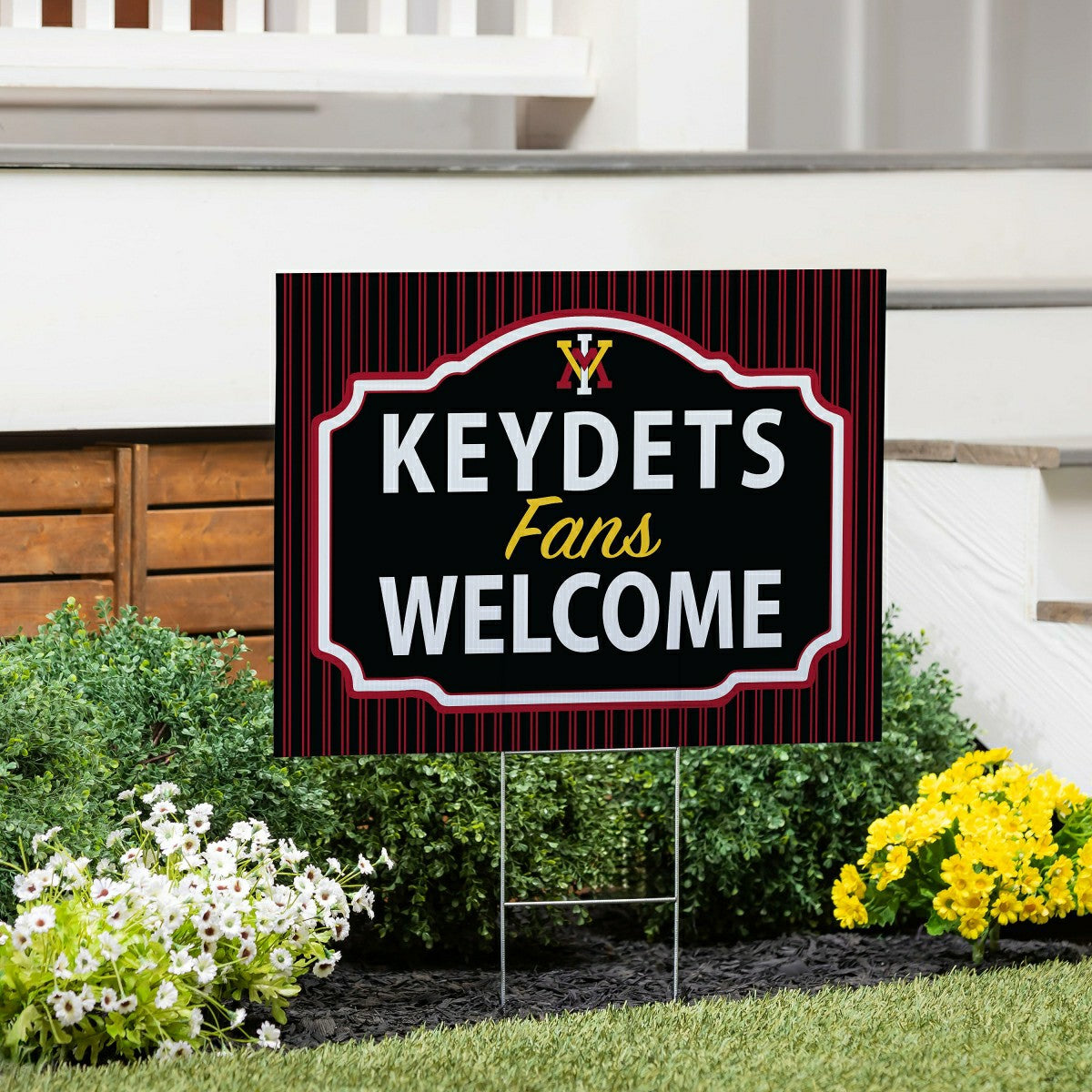 Virginia Military Institute Coroplast Yard Sign, "Fans Welcome"