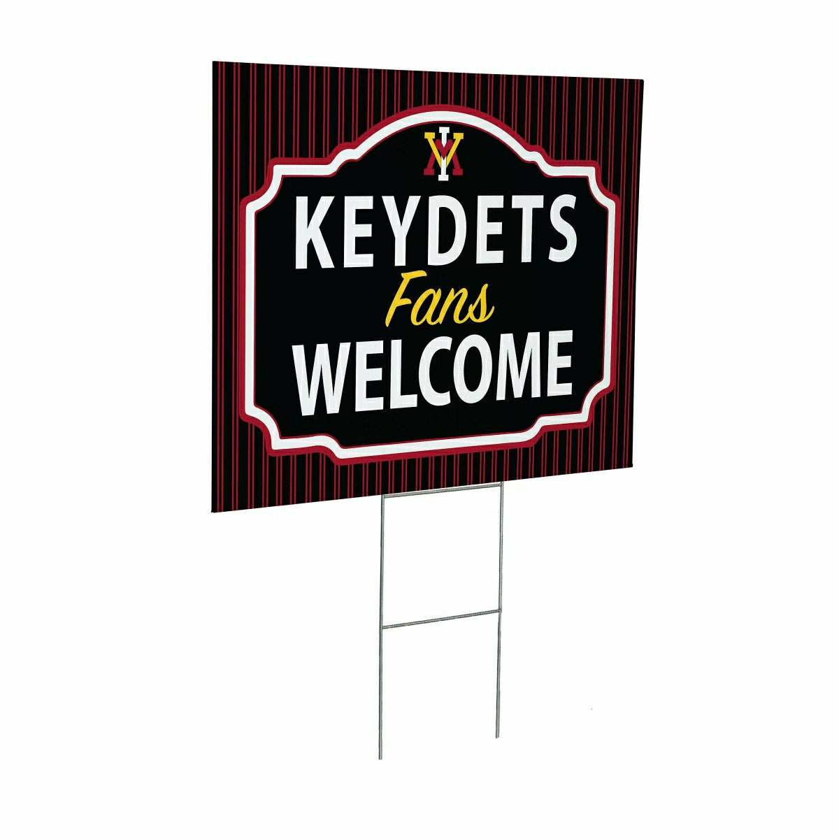 Virginia Military Institute Coroplast Yard Sign, "Fans Welcome"