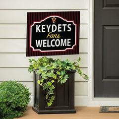 Virginia Military Institute Coroplast Yard Sign, "Fans Welcome"