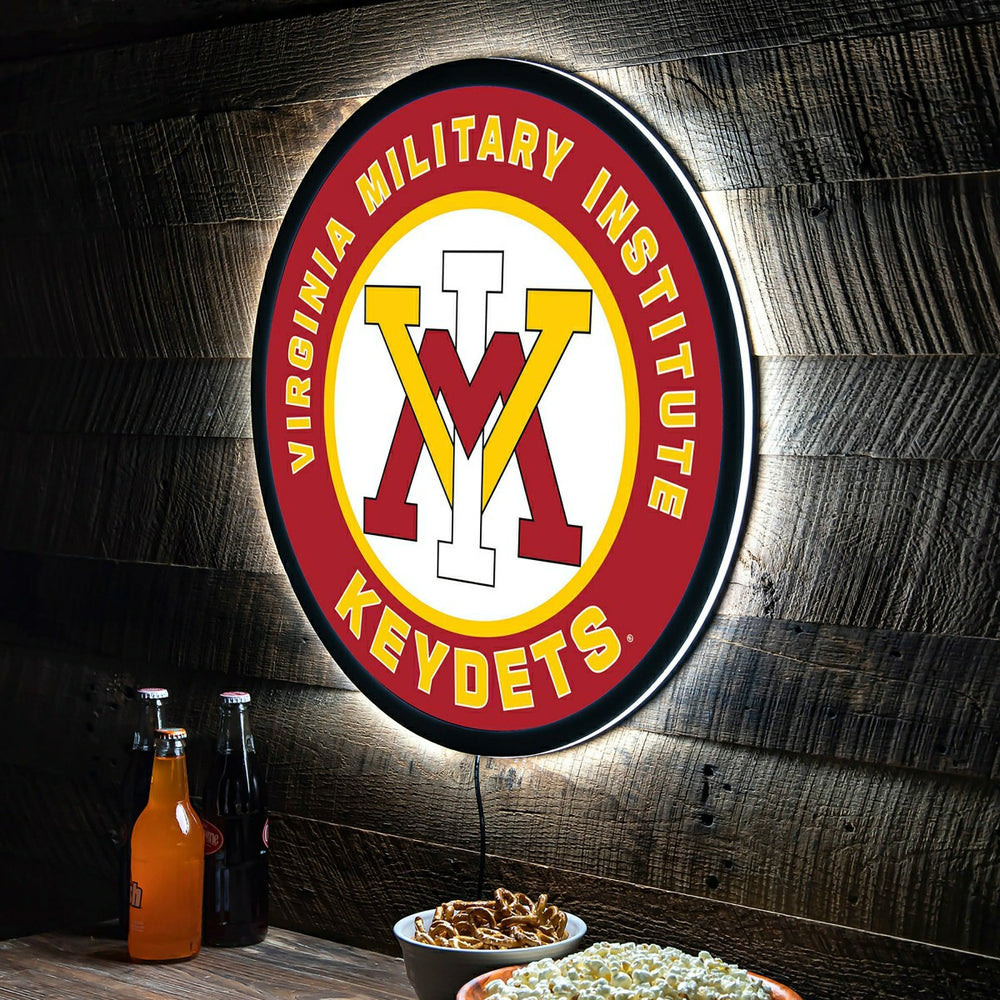 LED Wall Decor, Round, Virginia Military Institute