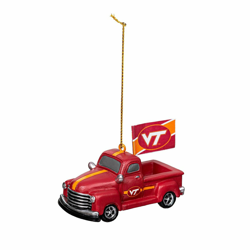 Virginia Tech Rally Truck Ornament, Set of 2