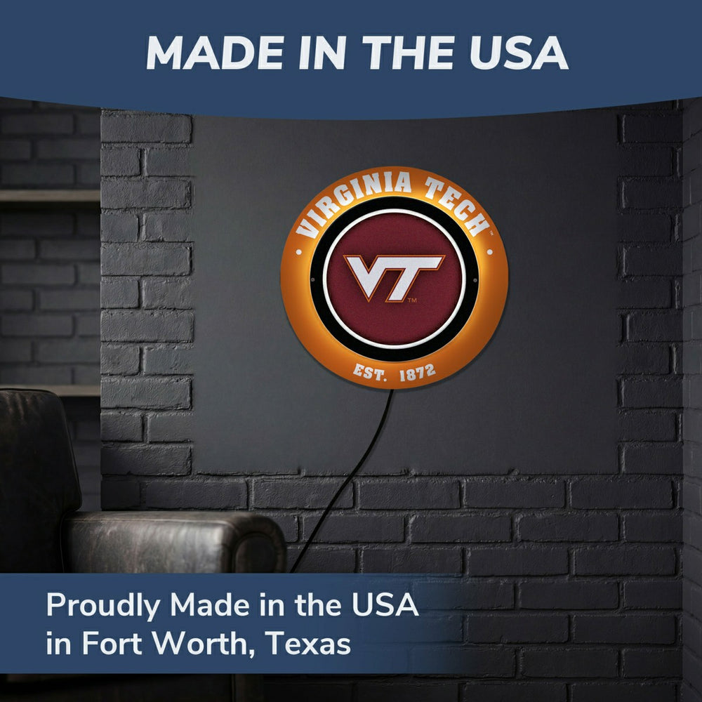 Virginia Tech, Metal Lite, Round