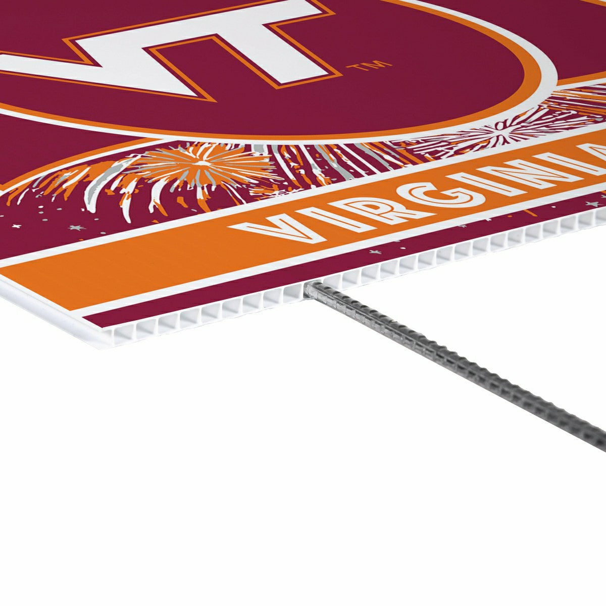 Virginia Tech Yard Sign, Patriotic
