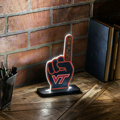 Virginia Tech College Foam Finger Desklite LED Décor