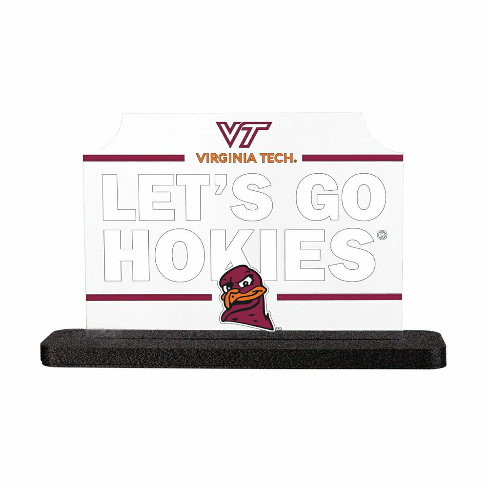 Virginia Tech College Rectangle Desklite LED Décor