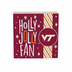 Virginia Tech Block, Holiday, 6x6