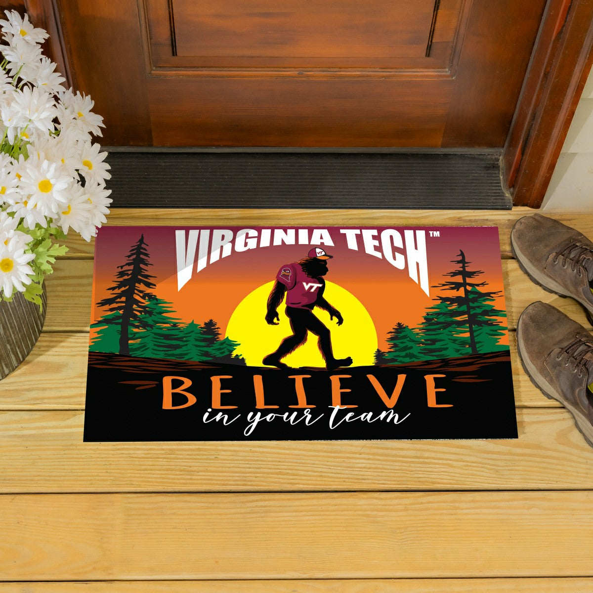 Virginia Tech Bigfoot PVC Mat, 28"x16"
