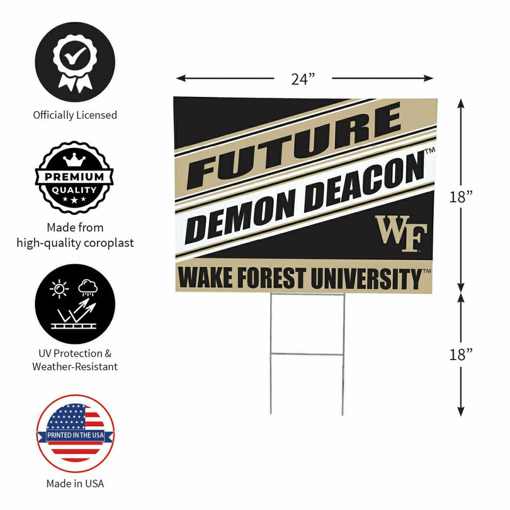 Wake Forest University Coroplast Yard Sign, Future Student