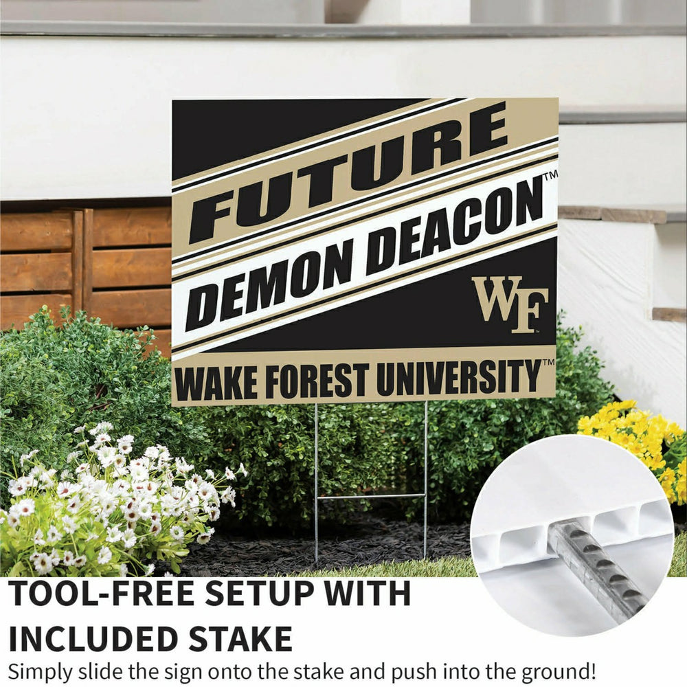 Wake Forest University Coroplast Yard Sign, Future Student
