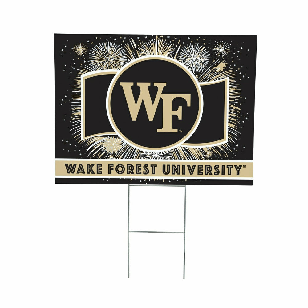 Wake Forest University Yard Sign, Patriotic