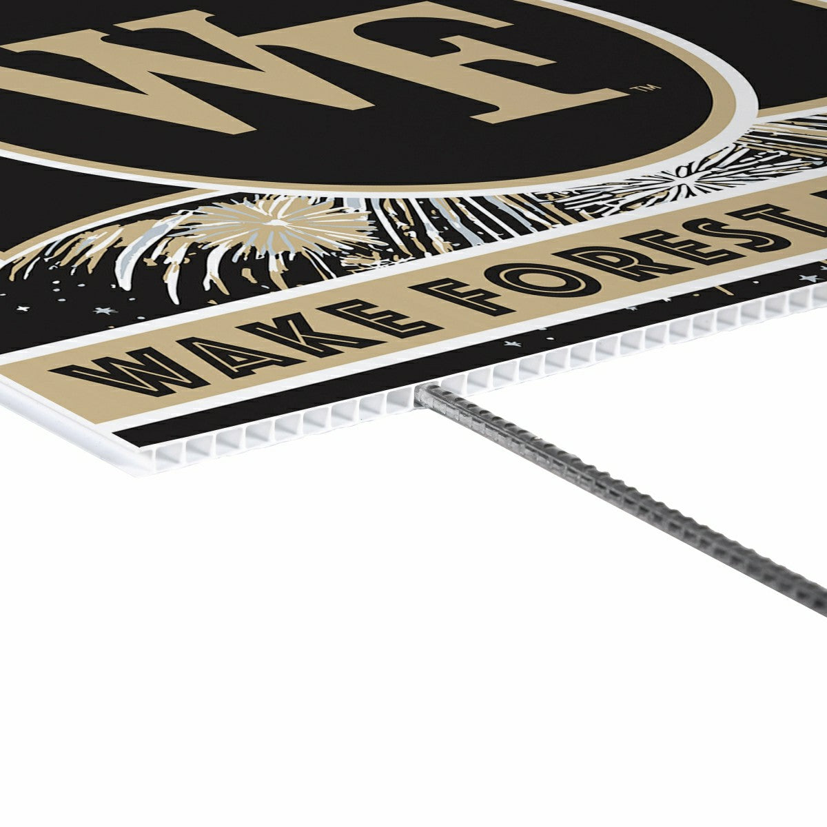 Wake Forest University Yard Sign, Patriotic
