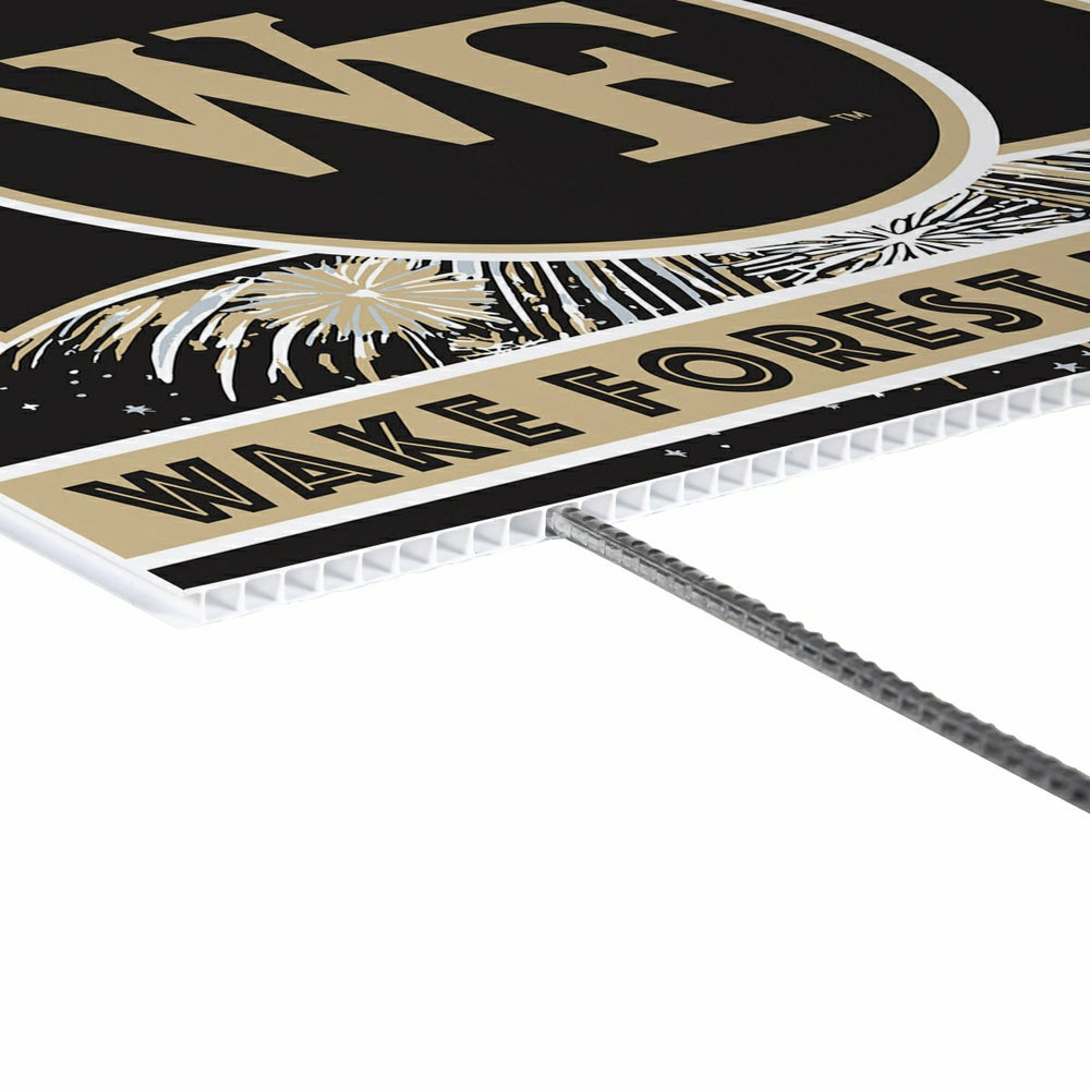 Wake Forest University Yard Sign, Patriotic