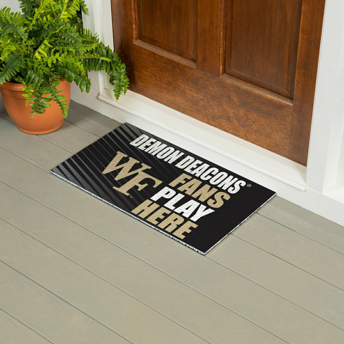 Wake Forest University Fan Mat, 28"x16"