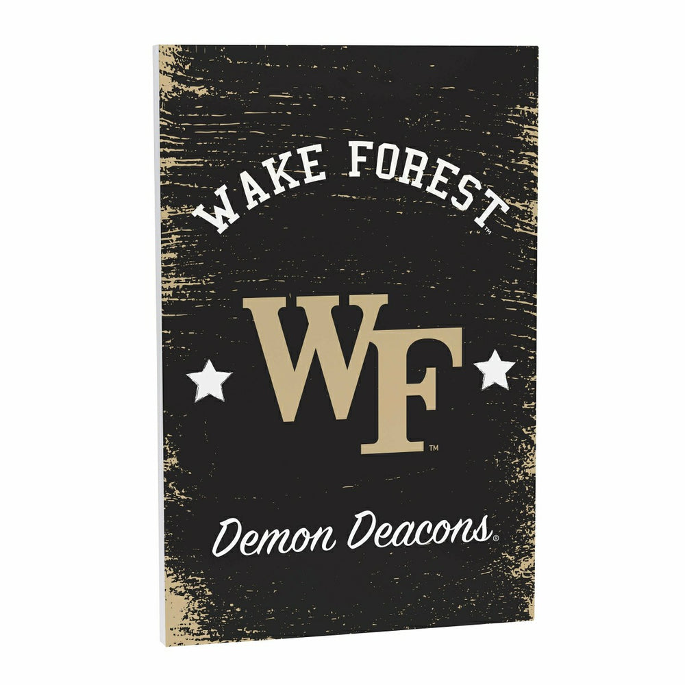 Wake Forest University Wood Wall Sign, 16x24