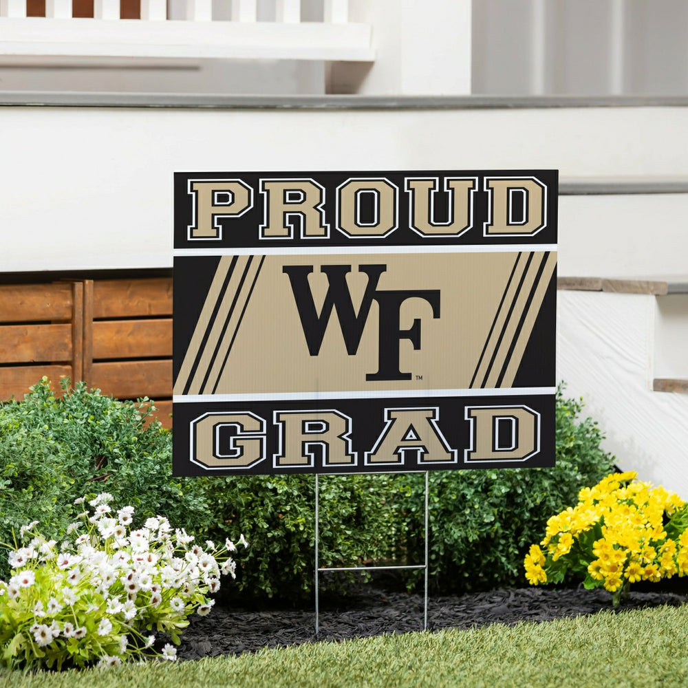 Wake Forest University Coroplast Yard Sign Graduate